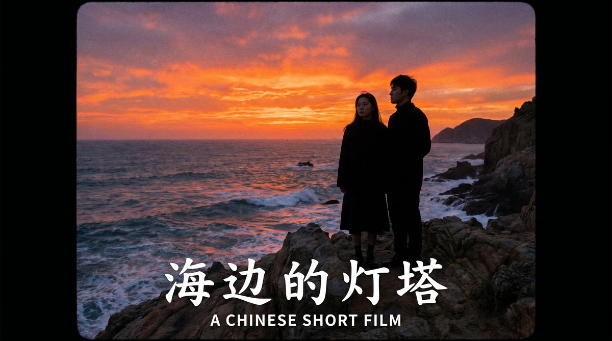 糖心获奖短片视频《海边的灯塔》